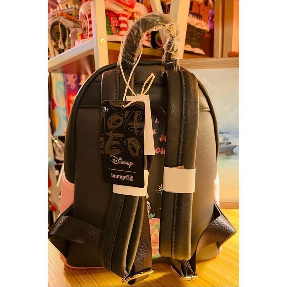 Loungefly Disney Alice Hatter In Wonderland Mad Tea Party Backpack & Wallet NWT - Picture 8 of 16